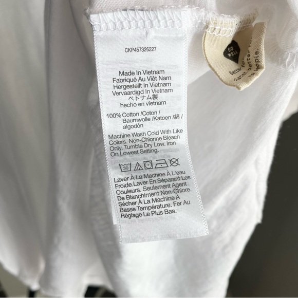 Madewell Mama Whisper Cotton Crewneck Tee Shirt - Picture 4 of 5